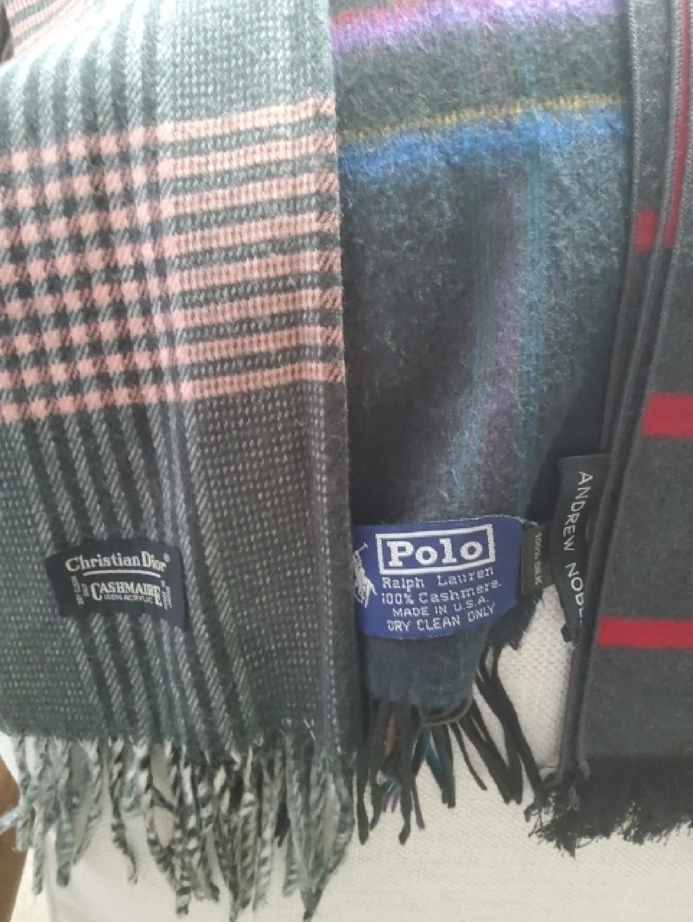 Selection Of Polo by Ralph Lauren Wool Scarves Pack, 5 Scarves One Price